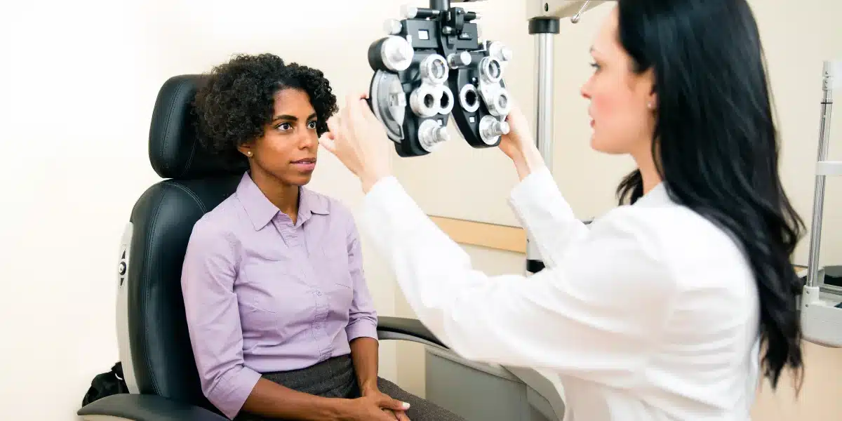 optometrist eye exam